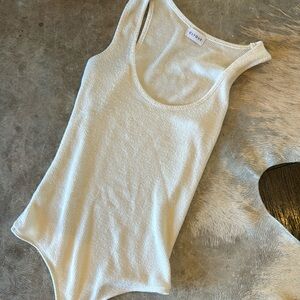 Sweater tank body suit